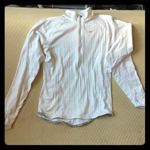Nike Running dry fit pullover warmup w thumb holes